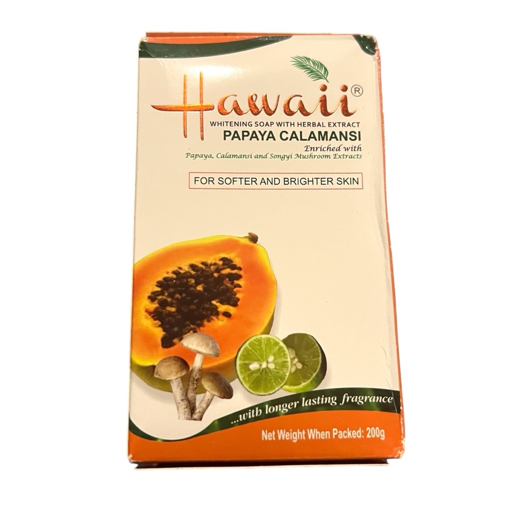 Hawaii Papaya Calamansi Whitening Soap For All Skin Types 200 g